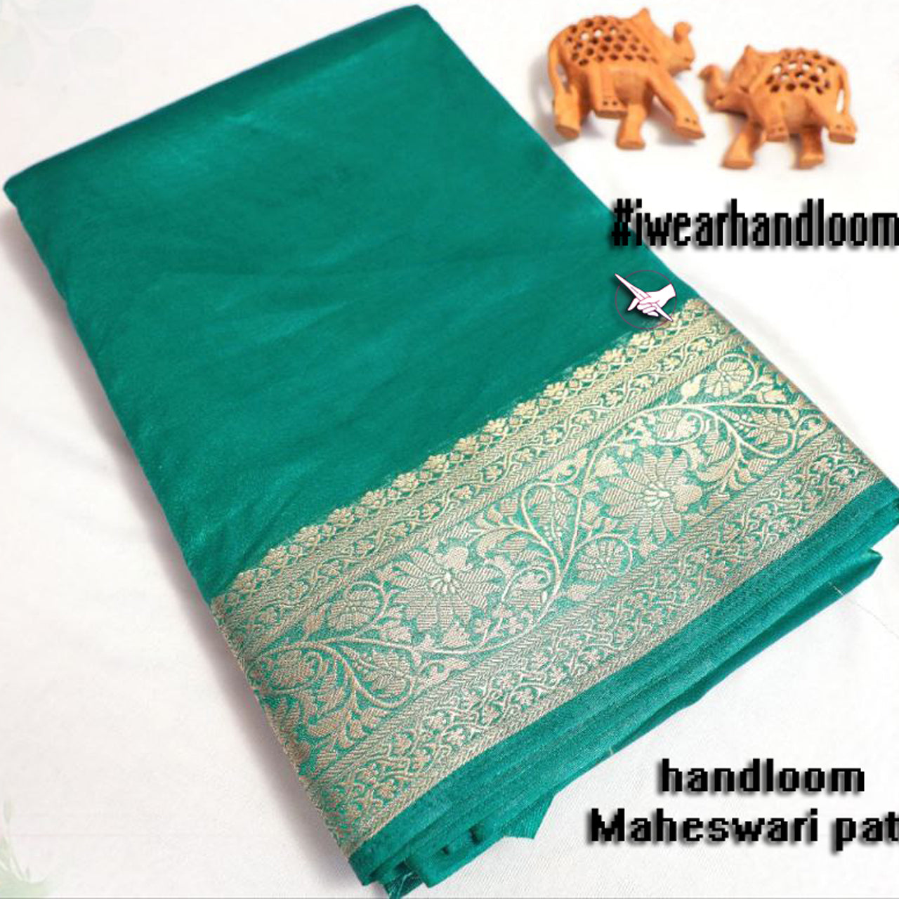 Daily Wear Tissue Soft Silk Teal Weaving Work Saree