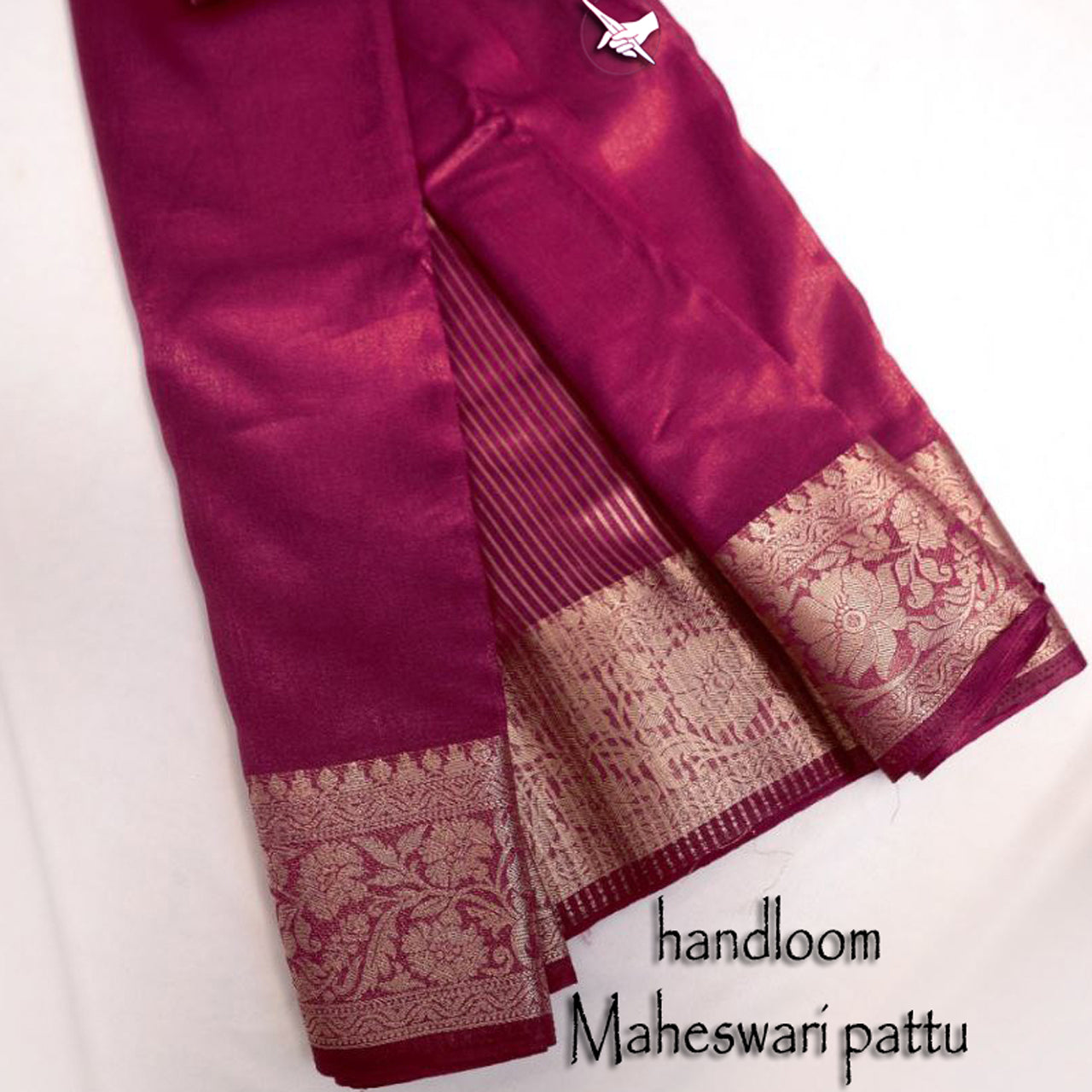 Wine Tissue Soft Silk Weaving Work Saree