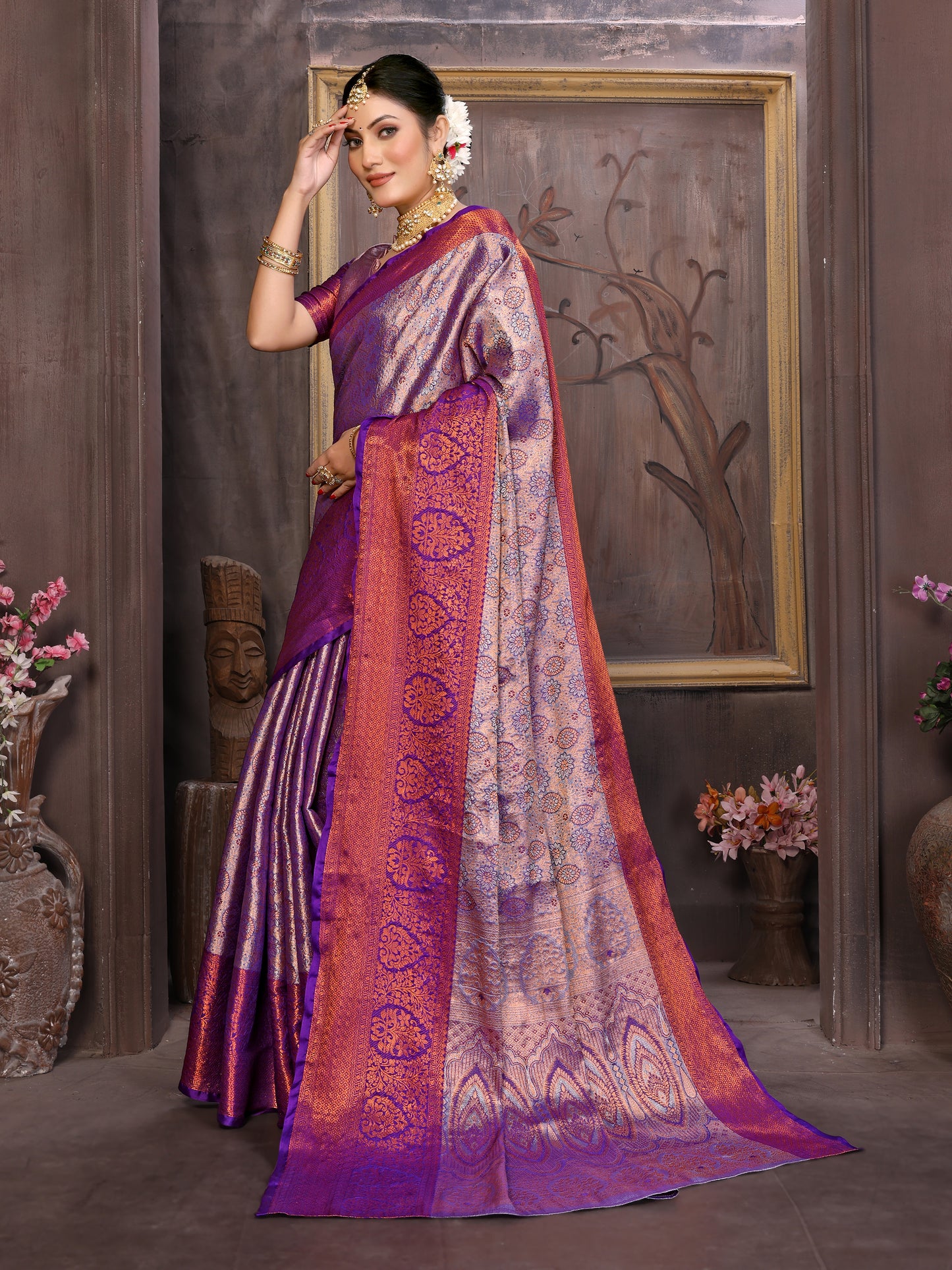 Kanjivaram Soft Silk Saree