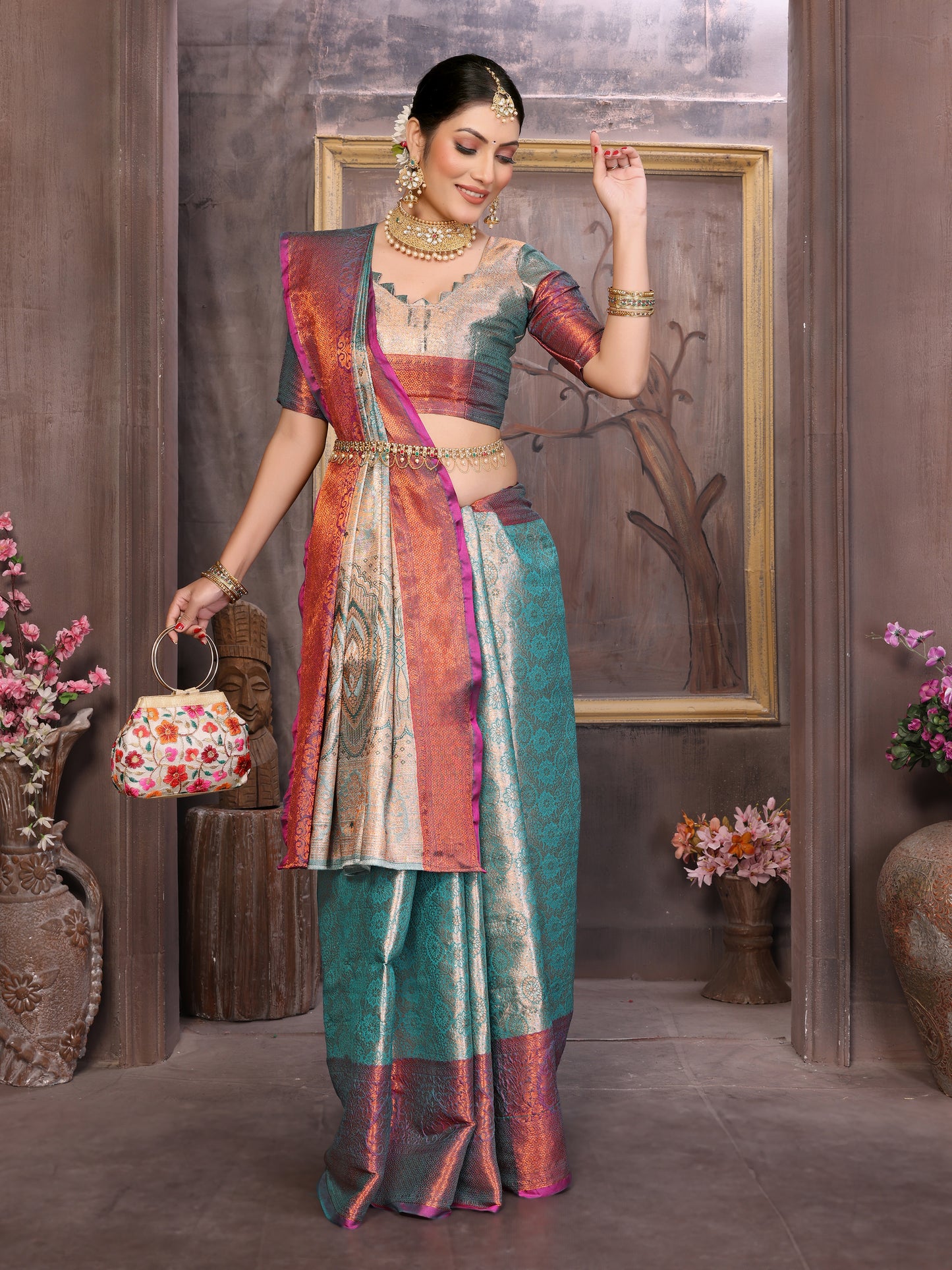 Kanjivaram Soft Silk Saree