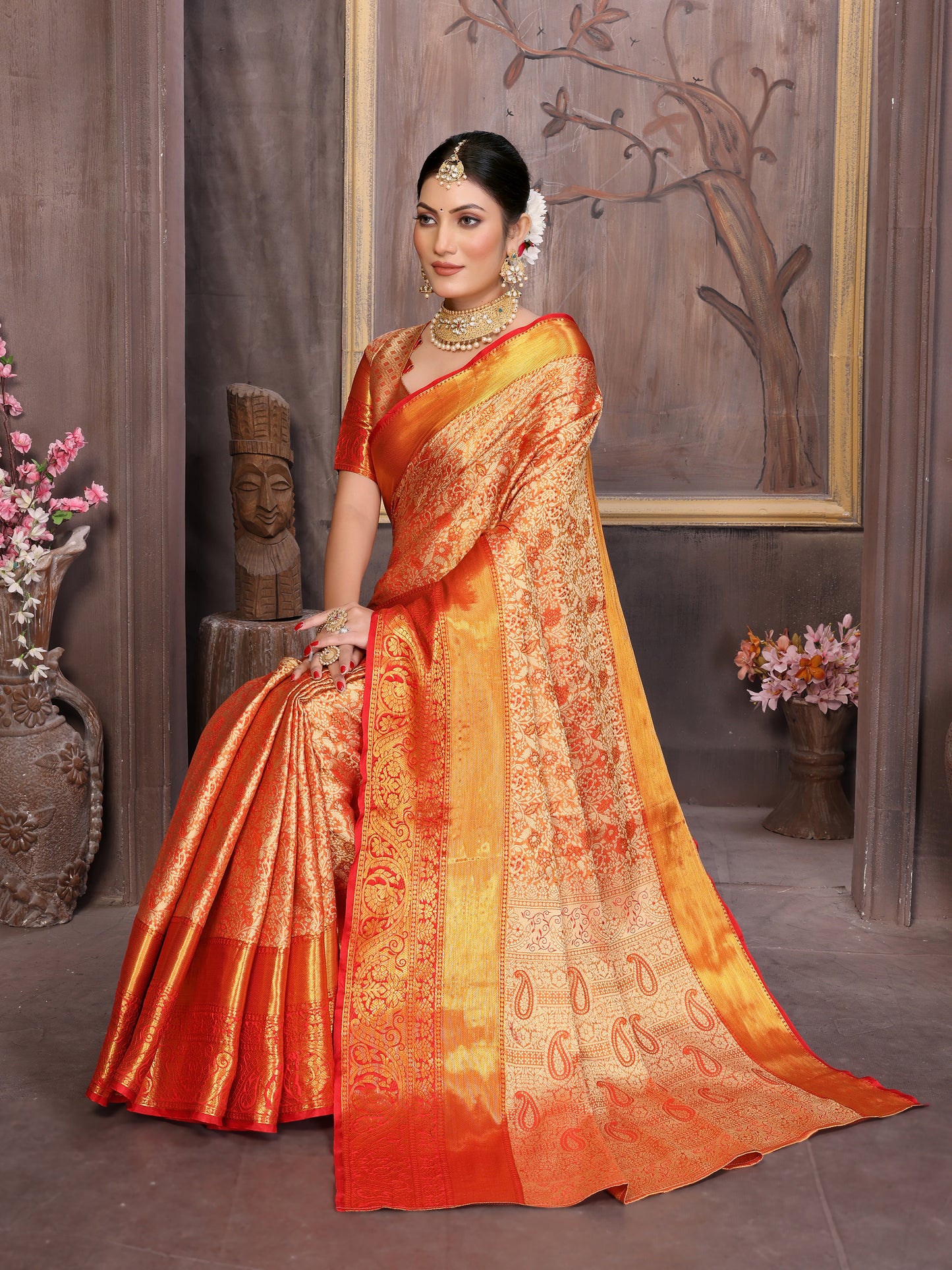 Kanjivaram Soft Silk Saree