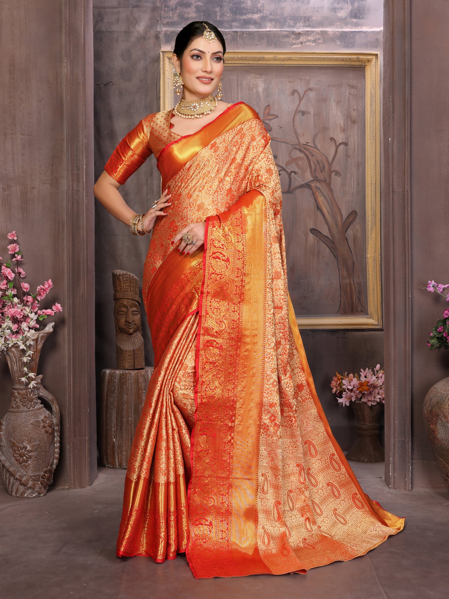 Kanjivaram Soft Silk Saree