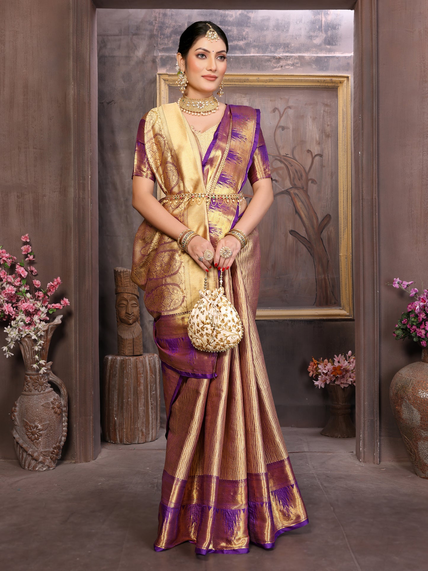 Kanjivaram Soft Silk Saree