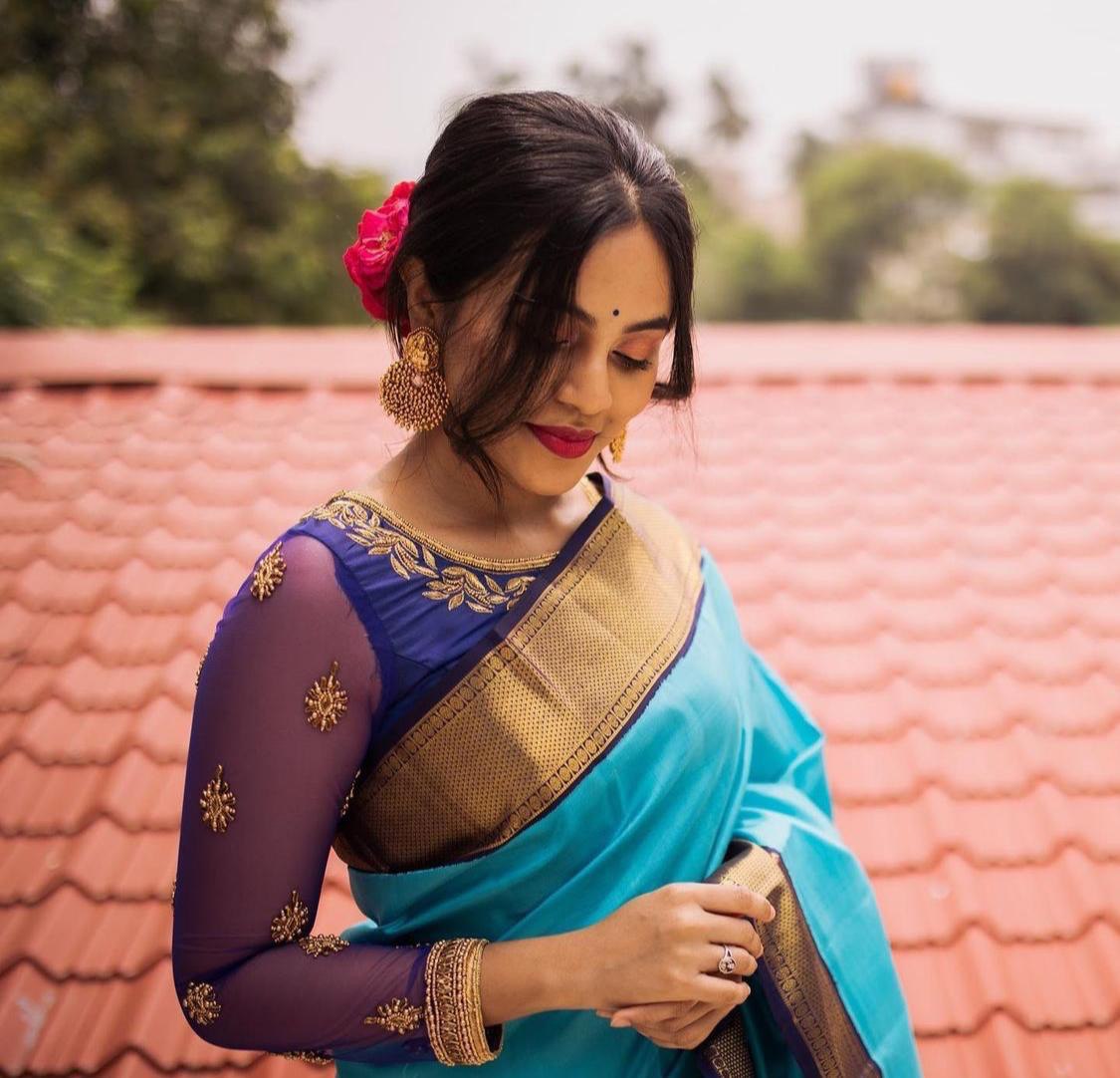 lichi silk saree